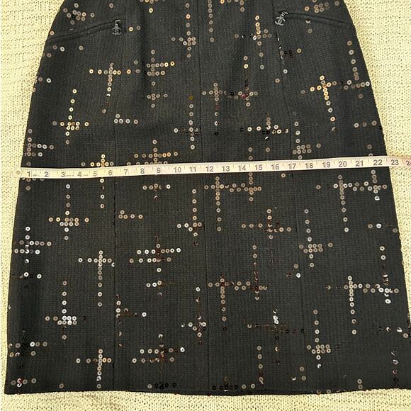 NWT Chanel Black Sequin Blazer Jacket Skirt Suit Set FR 42 US 10 02A MSRP $4340 - Picture 16 of 16